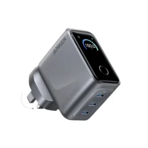 Anker Prime Charger 160W 3-Port USB-C GaN Charger with Smart Display & Bluetooth