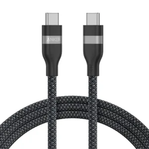Anker USB-C to USB-C Cable (6ft, 240W, Upcycled-Braided)