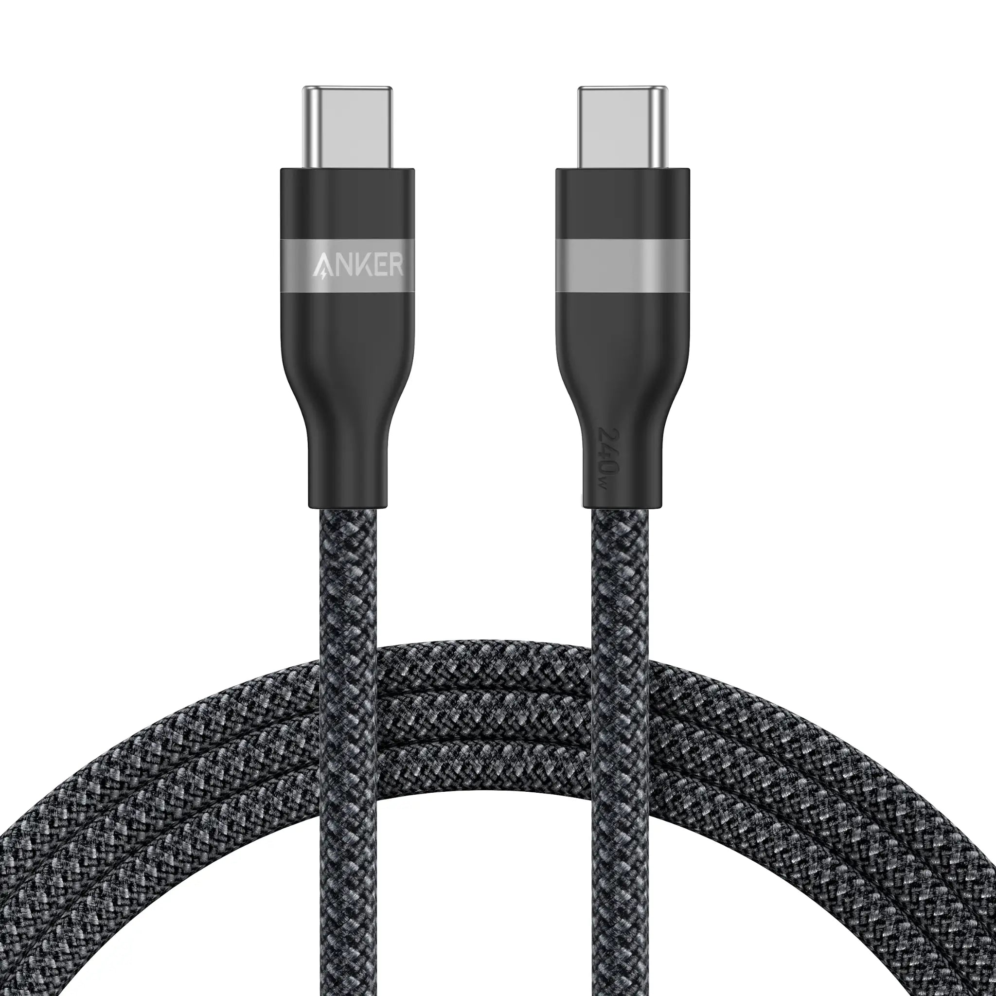 Anker USB-C to USB-C Cable (6ft, 240W, Upcycled-Braided)